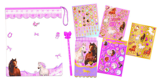 Hot Focus Rosey Horse 3D Puffy Sticker Portfolio