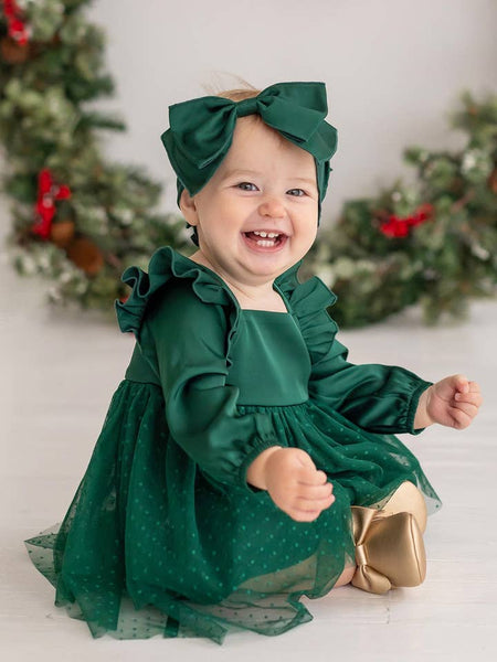 Mistletoe Emerald Dress