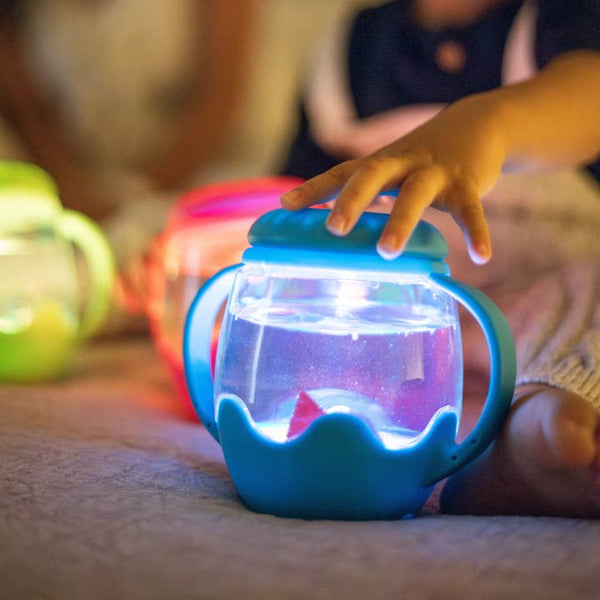 Glo Pals Mini Sensory Jar - Blue
