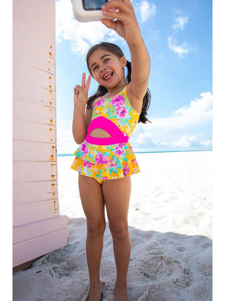 Tangerine Tropic One Piece Swimsuit