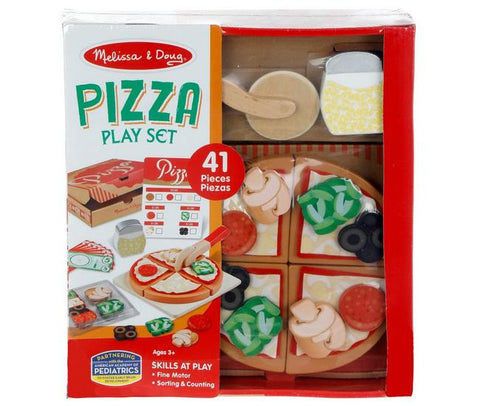 Wooden and Felt Pizza Play Set