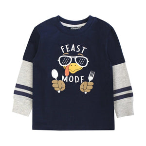 BOYS FEAST MODE LONG-SLEEVE TOP