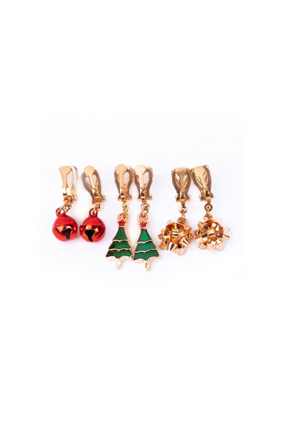 Snowman Pierced Earrings 3 pairs 87512