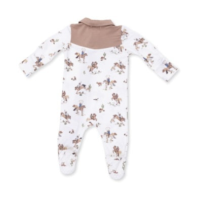 Horse Wrangler - Cowboy 2 Way Zipper Footie