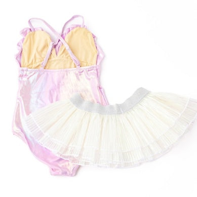 Lilac Metallic One Piece and Tutu