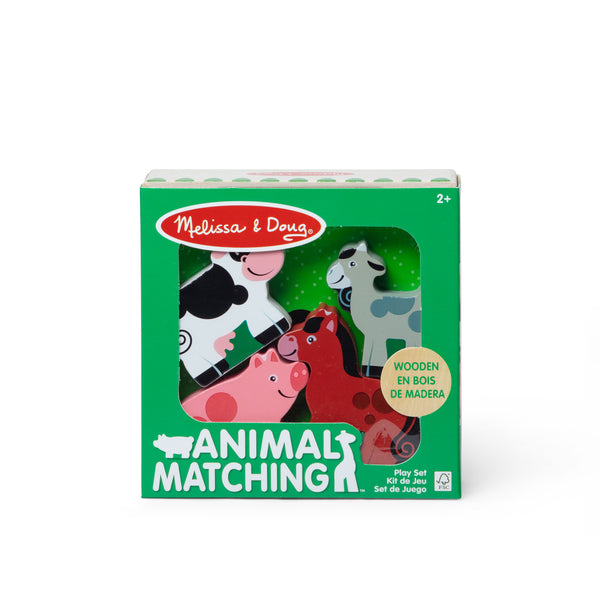 Wooden Animal Matching Farm