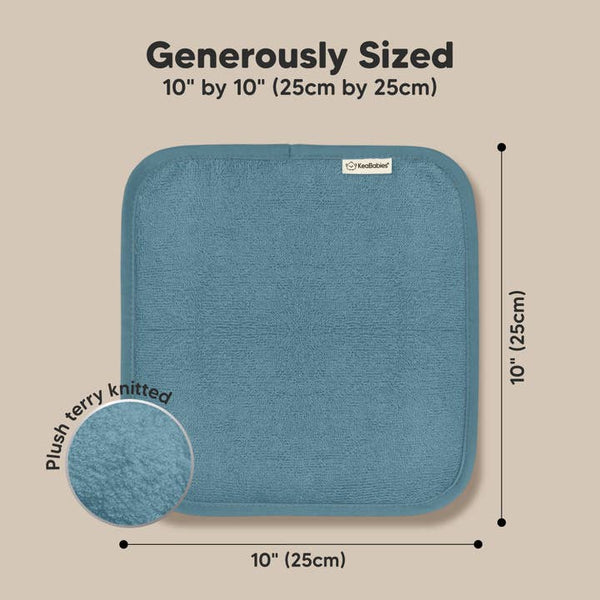 KB 6-Pack Baby Wash Cloths - Rosy