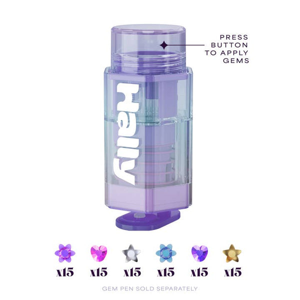 Hally Gem Pen Hearts, Stars & Flowers Refills - 90 Count