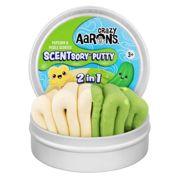 Crazy Aaron - 2 in 1 Popcorn and Pickle SCENTSORY Putty