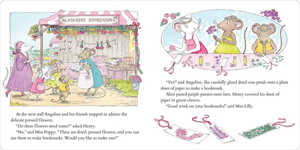 Angelina Ballerina and the Flower Show Board Book