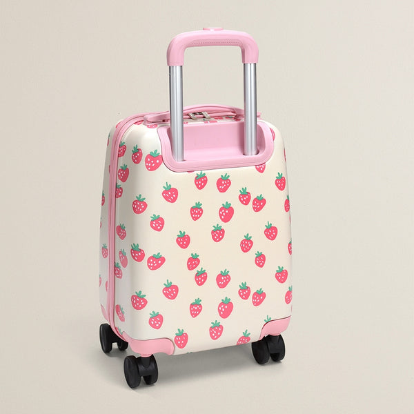 Itzy Explorer™ Suitcase - Strawberries + Cream