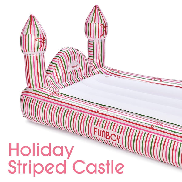 Kids Striped Castle Air Mattress