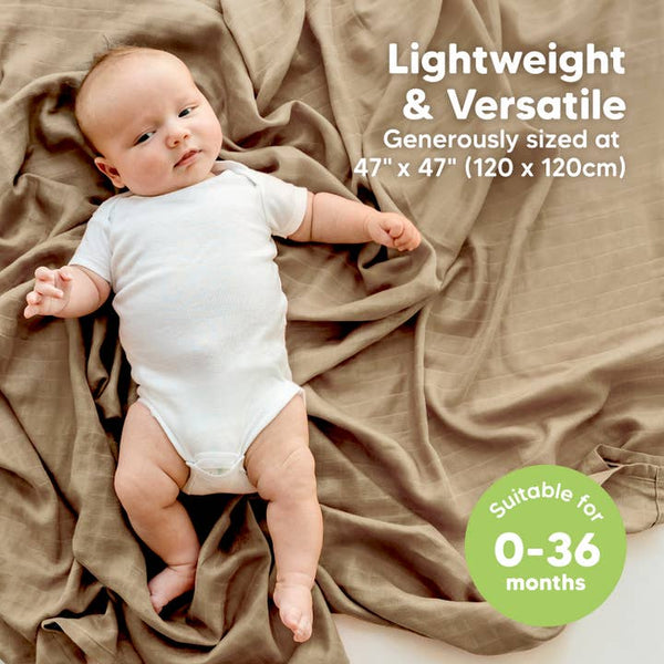 KB Lumi Muslin Swaddle Blankets - Spice