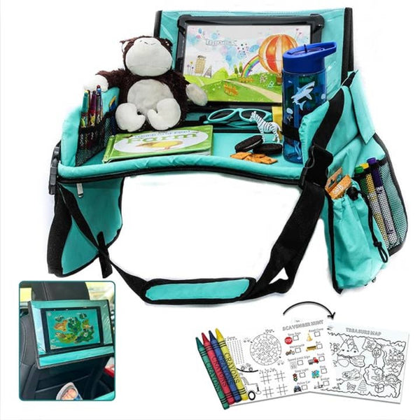 Kids Travel Tray - Blue