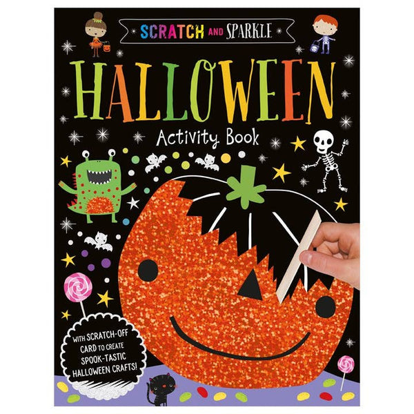 Sticker Activity Book Scratch and Sparkle Halloween