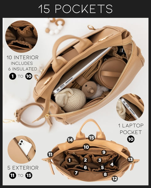 The Sophia Diaper Bag