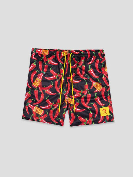 High Heat Hot Sauce Diamond Air Mesh Shorts