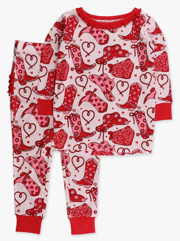 Lasso Love Long Sleeve Pajama Set