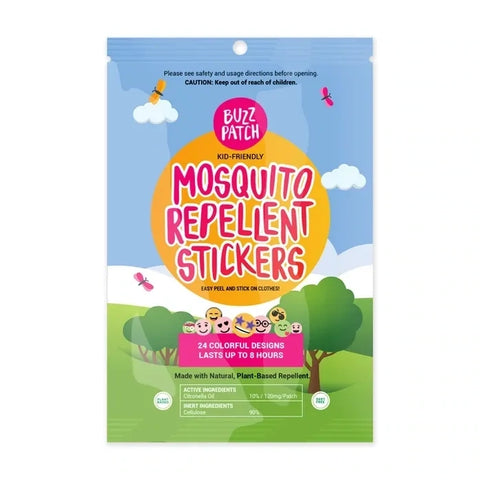 Buzzpatch-Bug, Mosquito, and Insect Repellent Stickers