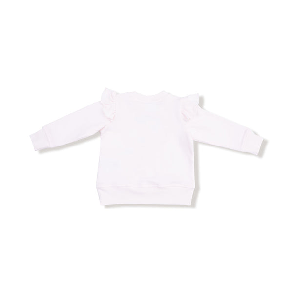 Ruffle Sweatshirt - Gingerbread