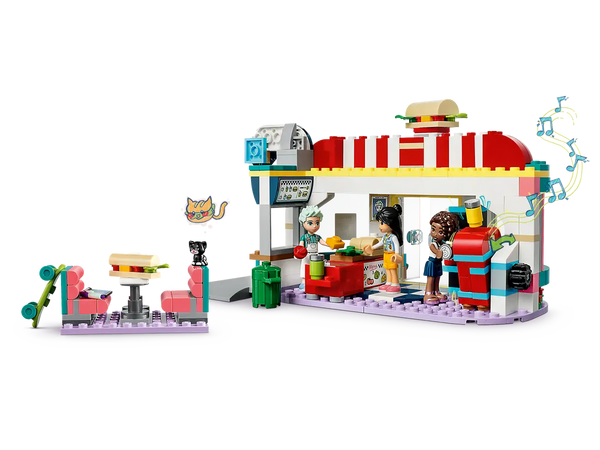 LEGO® Friends Heartlake Downtown Diner Restaurant Set 41728 (346 Pieces)