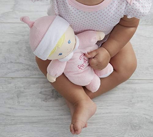 Ganz My First Doll Soft Plush Doll with Blonde Hair and Pink Outfit