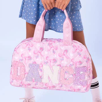 OMG Dance Bow Medium Quilted Duffle