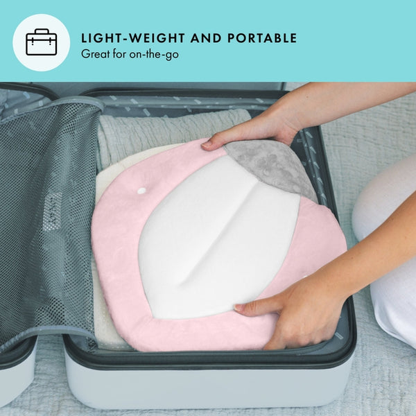 Lotus Baby Bath Seat- Pink/White/Gray