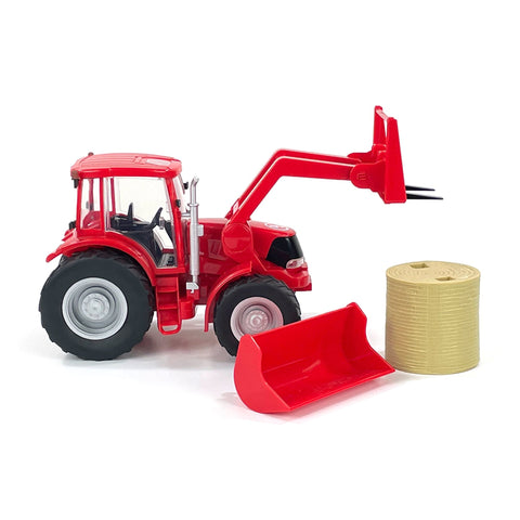 BCT Red Farm Tractor & Implements