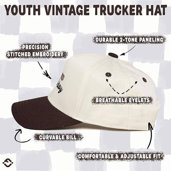 2-Tone Cap: Certified Mamas Boy Brown/Beige