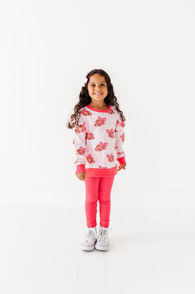 Blitz And Bows Ruffle Crewneck Sweatshirt