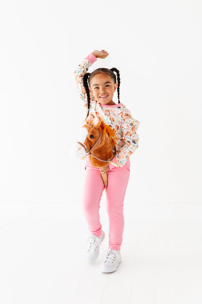 Saddlerose Ruffle Jogger