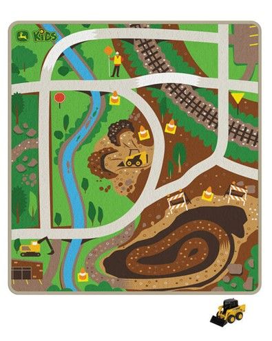 John Deere Rug Playmat - Construction Set