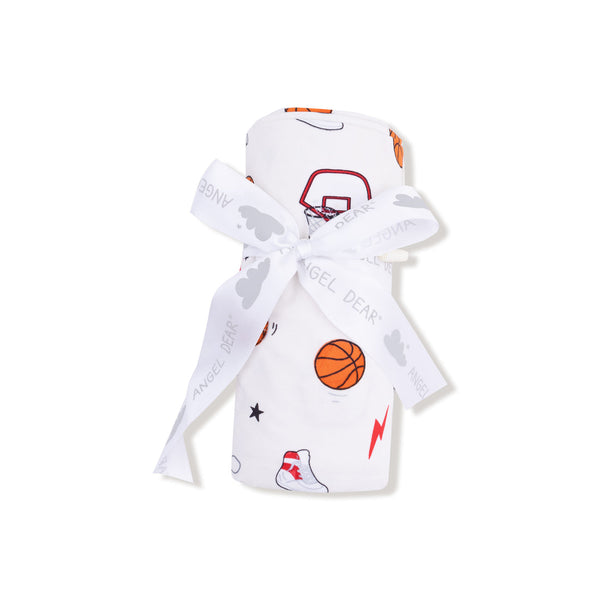 Basketball Uni Swaddle Blanket