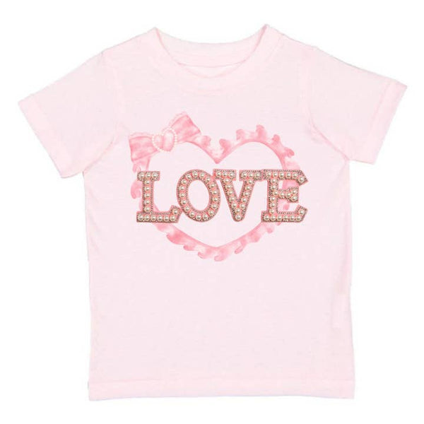 Pearl Love Patch Valentine's Short Sleeve Tee
