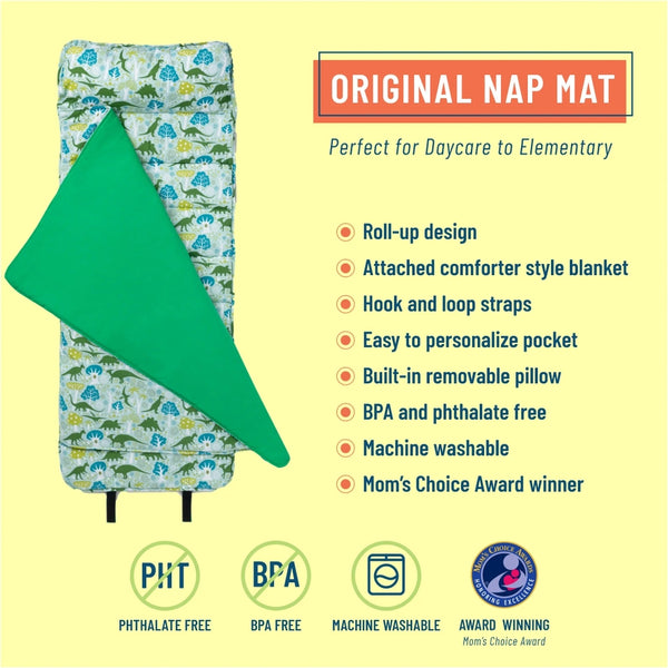 Dinomite Dinosaurs Original Nap Mat - Green