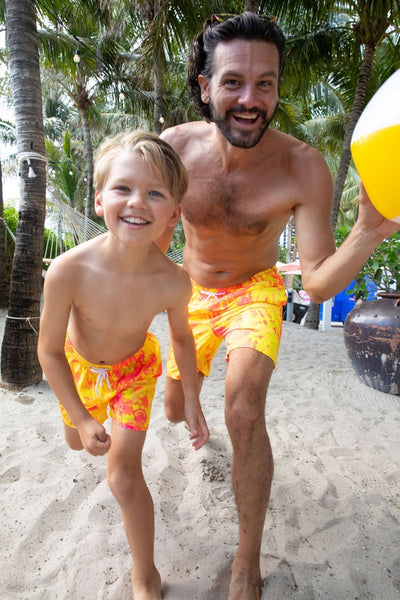 Galactic Moon Swim Trunks