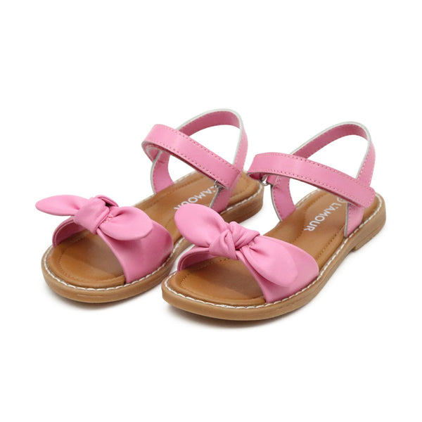 Malibu Pink Pamela Knotted Bow Sandal