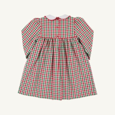 Della Marie Dress | Richmond Red and Kiawah Kelly Green Gingham/Worth Ave White