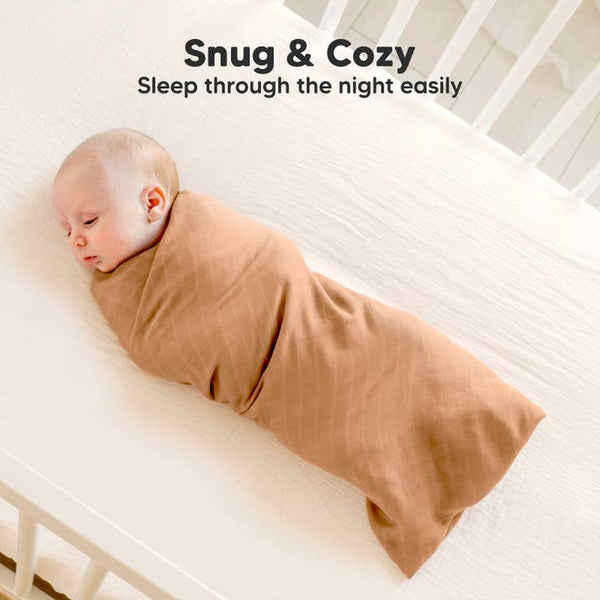 KB Lumi Muslin Swaddle Blankets - Spice