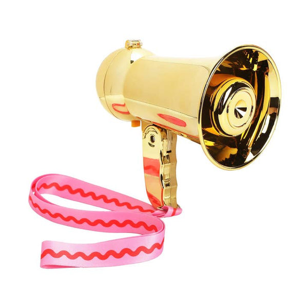 Shout It Out Gold Megaphone