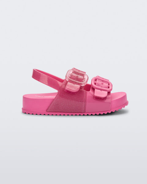 Cozy Sandal- Pink/Glitter