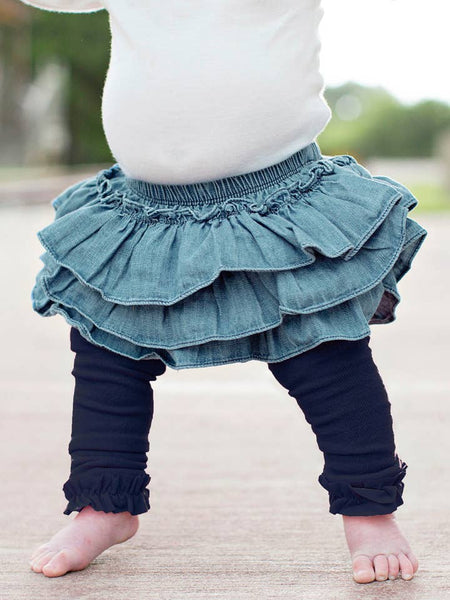 Dark Navy Footless Tights