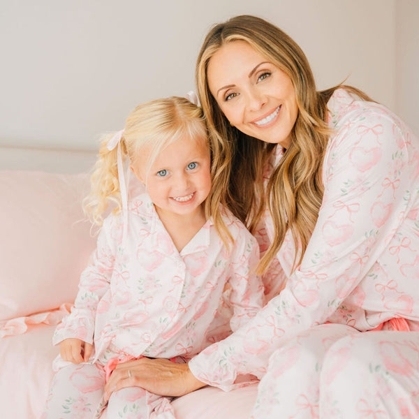 Women's Heart Floral Trellis Lounge Set