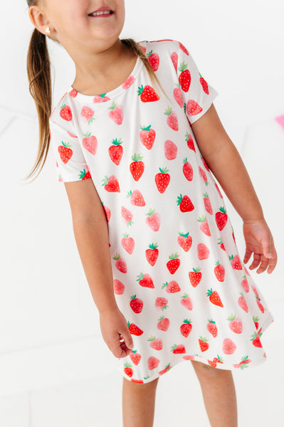 Sweet Strawberries Birdie Gown