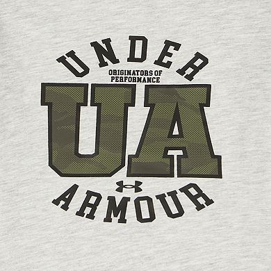 Camouflage Printed 2-Piece T-Shirt & Shorts Set