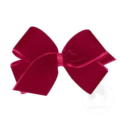 Small Classic Velvet Bow