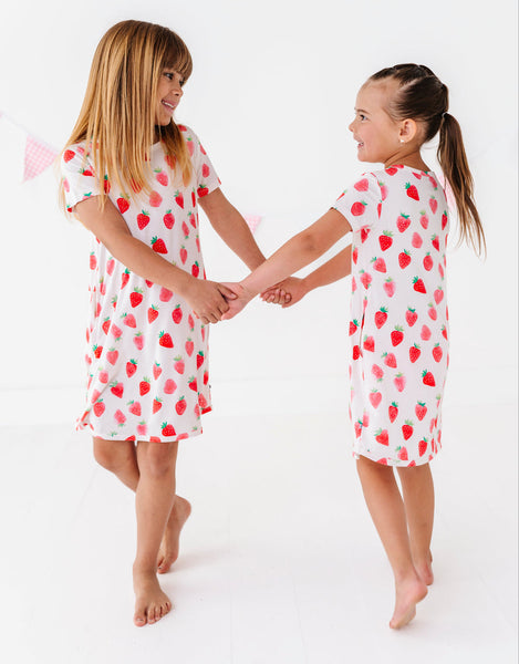 Sweet Strawberries Birdie Gown