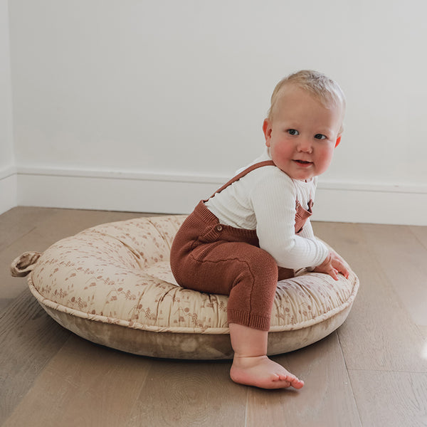 Goosewaddle X Lucy Darling Kids Floor Pillow - Happy Camper