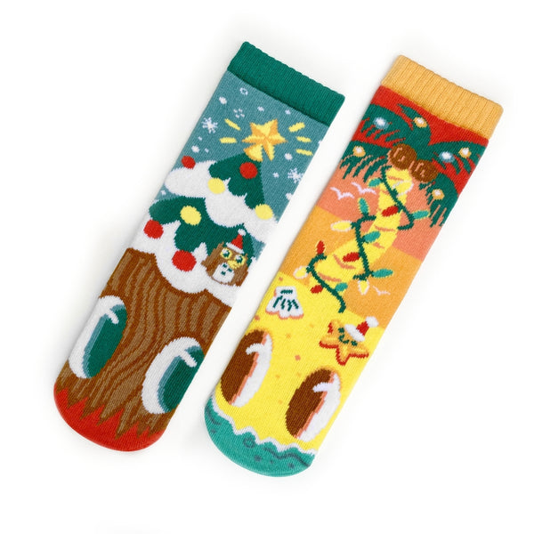 PALS Socks - Christmas Trees Piney & Coco